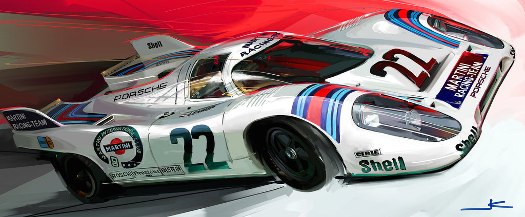 Porsche 917 K Team Martini Racing  #22, Winner 24 Hours Le Mans 1971